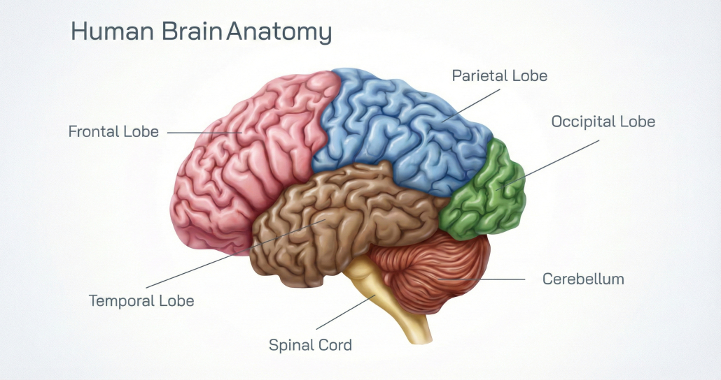 Human Brain Anatomy Illustration for Strategic Ignorance article