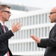 two men communicating using rejection-free phrase