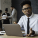 man looking curious at thanks in advance
