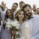 well-wish expressions group of wedding people for header image